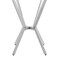 Armen Living Naomi Round Glass and Brushed Stainless Steel Bar Table LCNMDIGLBS - alternate 4
